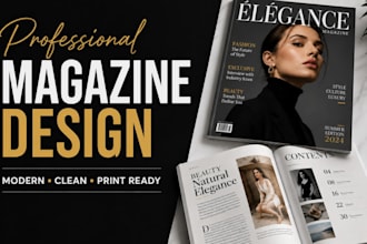 design catalogue and  magazine and manual in indesign