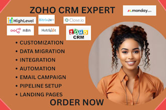 zoho CRM automation hubspot gohighlevel zoho CRM automation and integration