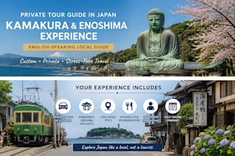 be your local tour guide in kamakura and enoshima, japan