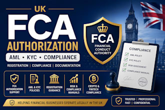 do UK fca authorization, aml kyc compliance and registration