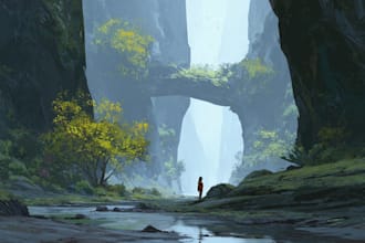 paint an environmental concept art