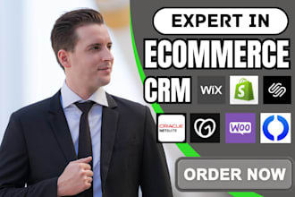 ecommerce crm zoho commerce wix shopify squarespace netsuite weebly odoo