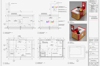 create detailed cad shop drawings for joinery and millwork