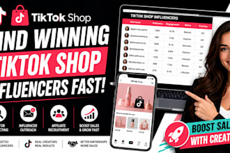 find tiktok shop influencers and manage outreach for your brand
