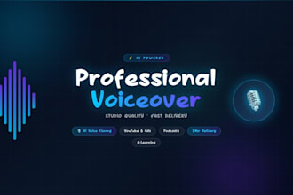 create a professional ai voiceover for your video