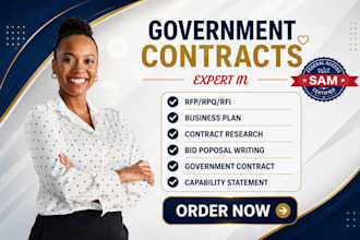 write a winning bid proposal, rfp, rfq, respond to rfp for government contracts