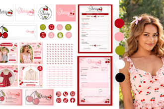 design business logo,brand identity and branding kit