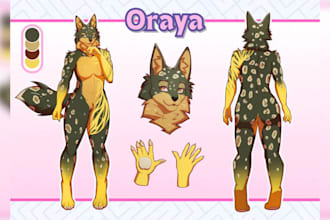 draw fursona ref sheet anthro ref sheet furry oc nsfw furry art reference sheet