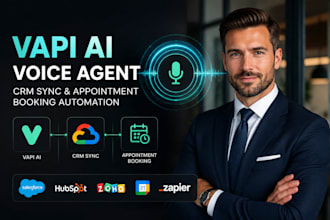 setup vapi ai voice agent with CRM sync and appointment booking automation