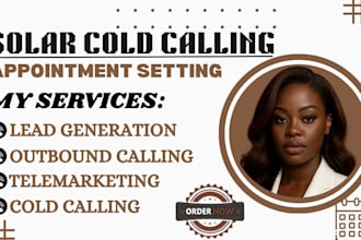 do solar cold calling lead generation and appointment setting