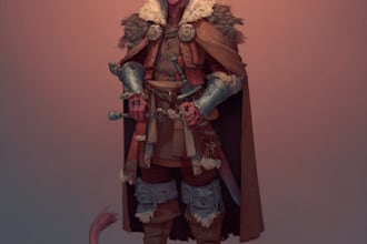 draw your dnd or original character art