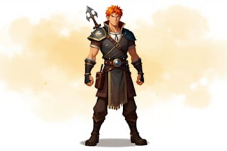draw dnd character illustration