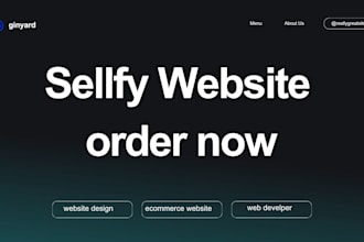 do sellfy website design and redesign
