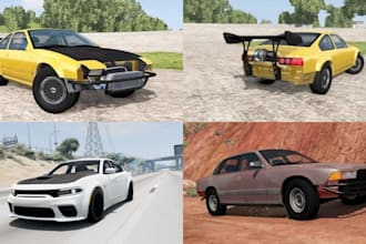 build custom beamng mods vehicles, liveries and map