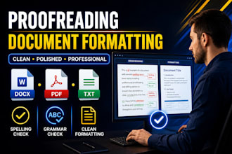 proofread and format your document