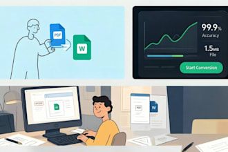 quickly convert PDF to word doc or docx with original layout kept