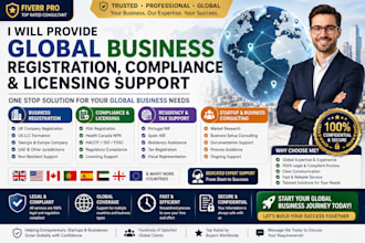 provide global business registration compliance and licensing consulting
