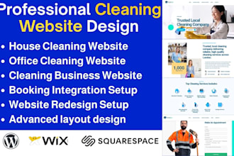 cleaning website house office cleaning website wordpress website booking koala