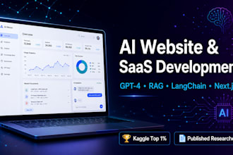 develop ai web app saas chatbot mlops rag llm integration python