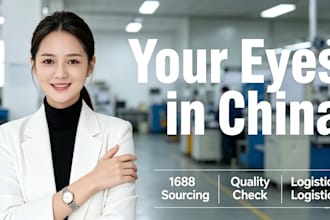 find verified manufacturers, negotiate price, and manage shipping for you