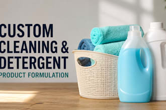 formulate a commercial ready laundry cleaning product
