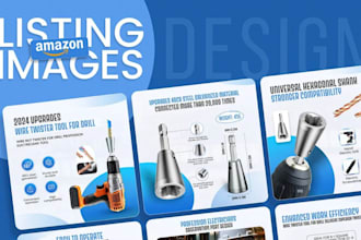 design amazon product infographic images or bol listing images