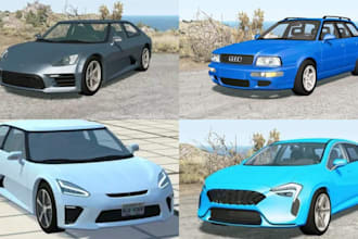build custom beamng mods vehicle tracks and maps