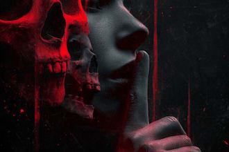 draw dotwork detailed dark art, metal, horror illustration