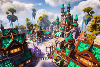 build minecraft world painter survival map spawn lobbies server world builder