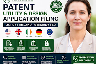 file US UK ireland germany eu utility patent attorney applications