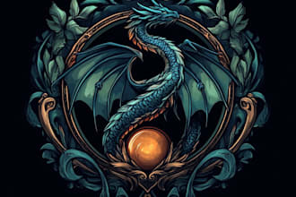 make a fantasy logo