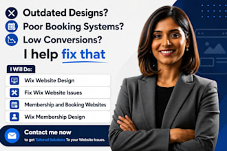 do wix website redesign fix wix booking wix membership wix booking website