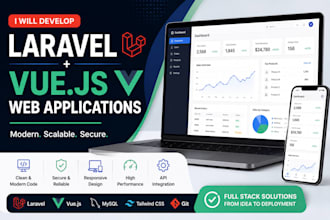 do laravel project, with vuejs as frontend