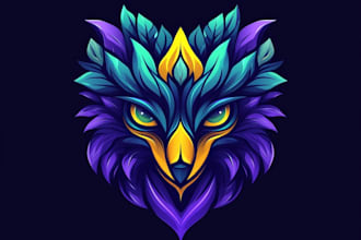 awesome rpg fantasy or sci fi logo