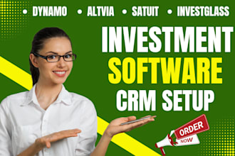 setup investment CRM dynamo altvia satuit investglass 4degrees navatar edda