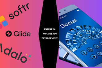 create mobile apps with glide adalo softr airtable and flutterflow