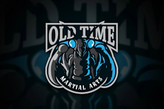 design a karate, jiu jitsu, gym, martial art fitness logo