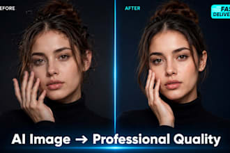 fix enhance upscale ai generated images professionally
