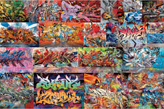 design graffiti designs, murals and wall arts