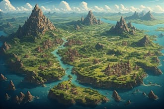 draw custom fantasy world maps and rpg maps