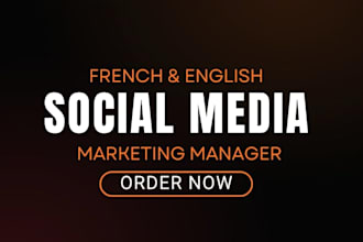 do french social media marketing manager french language instagram post content