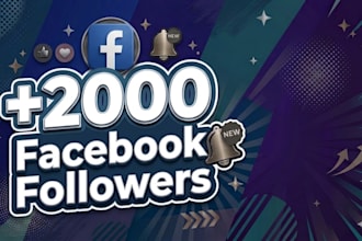 get you 20,000 facebook USA followers high quality service