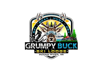 design superb fantastic deer logo in very short time