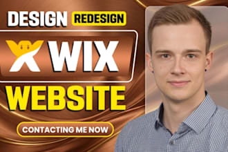 design wix website and redesign a business wix website