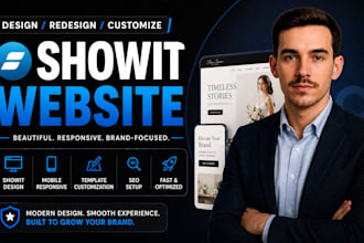 design or redesign showit website showit customization showit blog showit seo