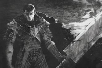 draw custom dark berserk style art in high quality