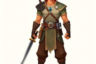 draw your rpg character in color