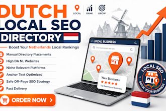build dutch local SEO directory placements for netherlands ranking boost