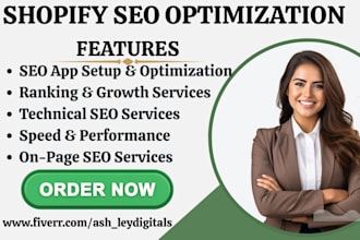 do shopify SEO optimization using plugin booster tinymg avada se owill se olab
