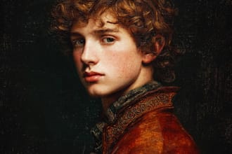 renaissance art oil painting portrait
